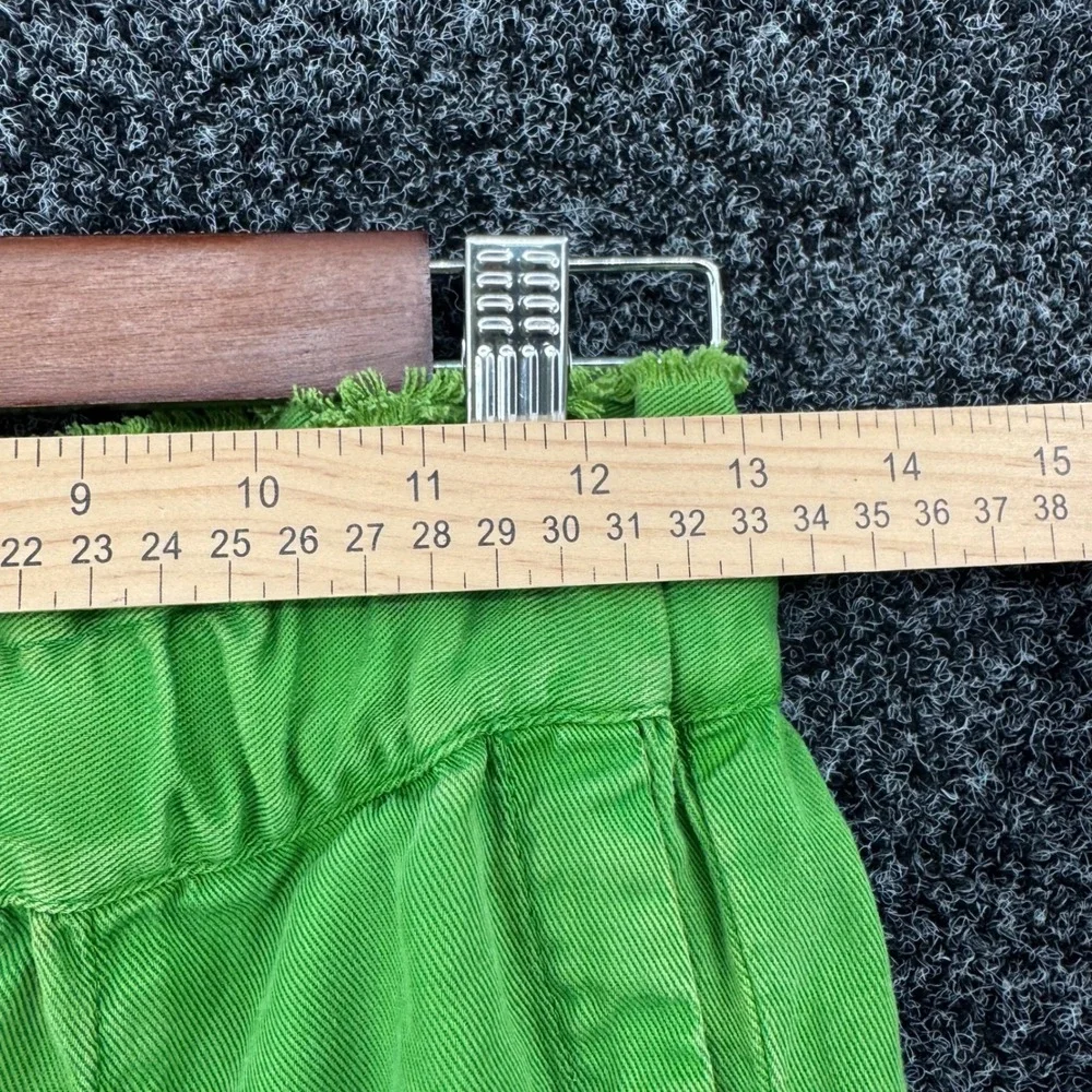 KUT from the Kloth Lime Green Lyocell Drawstring Paperbag Pants XS KB45601M